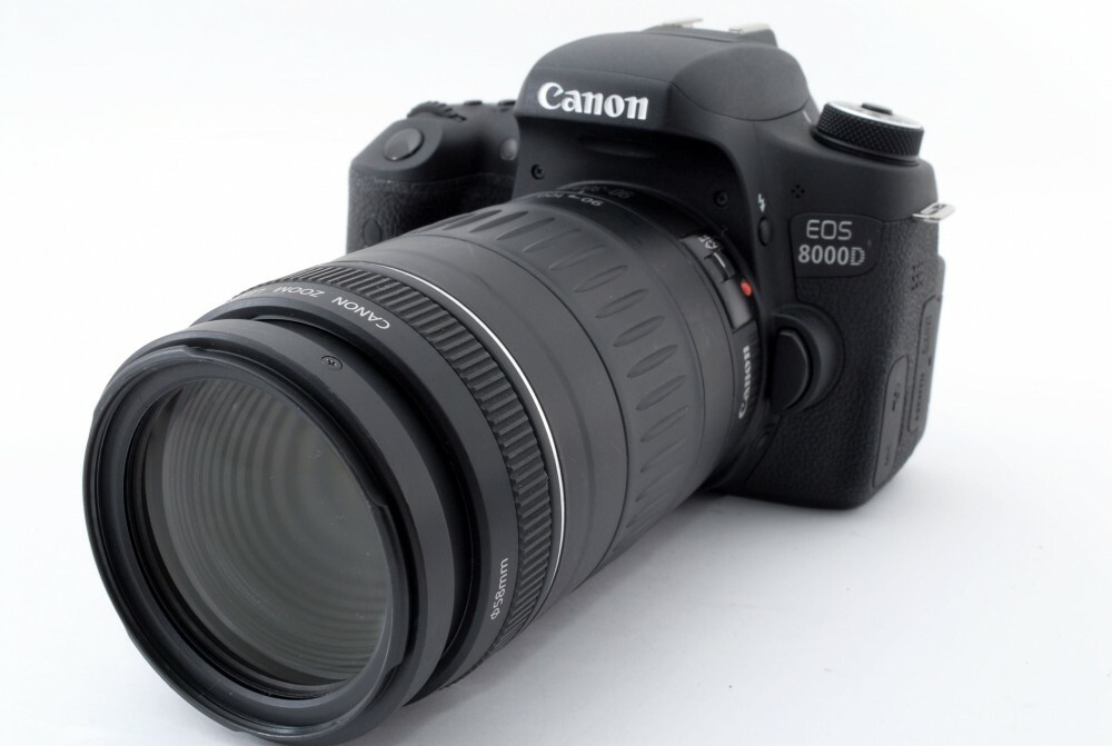 CANON キャノン EOS 8000D Canon EOS 8000D 24.2MP 28-90/90-300mm Lens Set [Exc+++] w/8GB SD