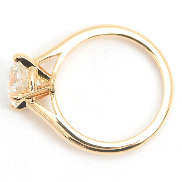 Cartier ゴールドリング 750 証明書付き Authentic Cartier LOVE Ring Rose Gold 18K Au 750 Size 51/5.5 | eBay