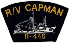 R-446 R/V CAPMAN FISHERIES RESEARCH NATIONAL OCEANIC & ATMOSPHERIC ADMINIS PATCH
