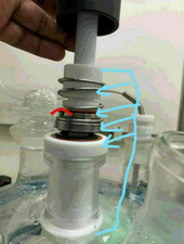 The stirring seal part for 10L Chemical lab Jacketed Glass Reactor s