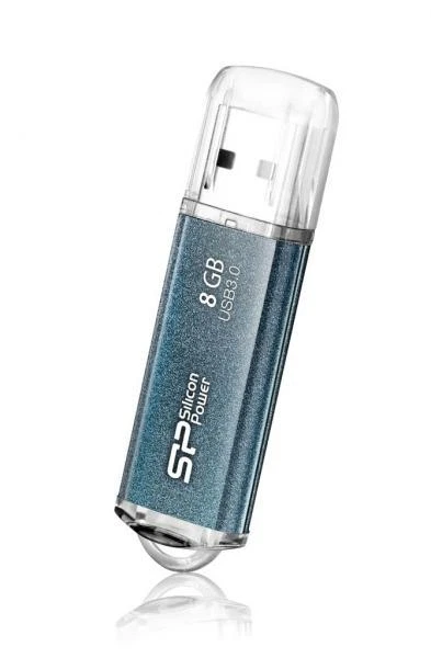 8GB Silicon Power Marvel M01 USB3.0 Flash Drive Icy Blue - Image 2 of 4