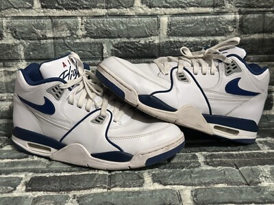 Nike Air Flight 89 White Dark Royal True Blue CN5668-101 Men's