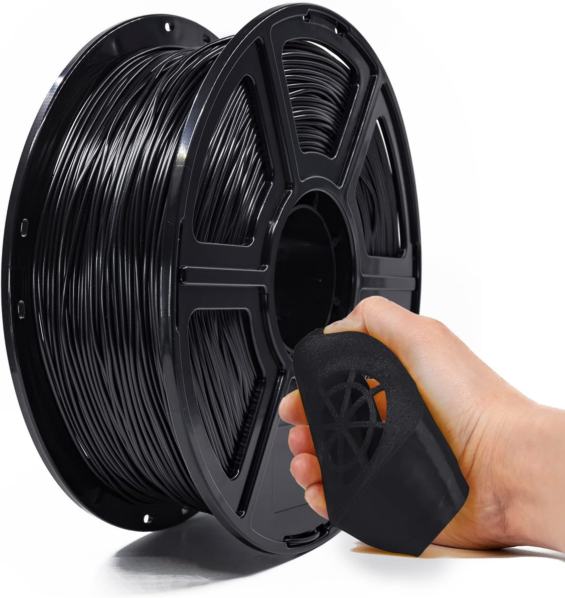 Flashforge Filamento PLA 1kg 1.75mm - Nero, Alta Qualità Per Stampanti 3D FDM