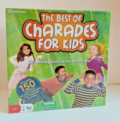 The Best of Charades For Kids   Pressman   New Sealed NOS  Acting Fun