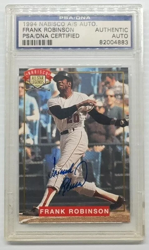 Frank Robinson 1994 Nabisco All Star Legends Auto PSA Authentic Auto 