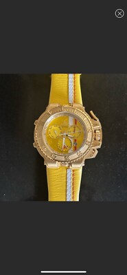 Invicta Excursion Watch, model # 28397 stainless steel genuine leather ...