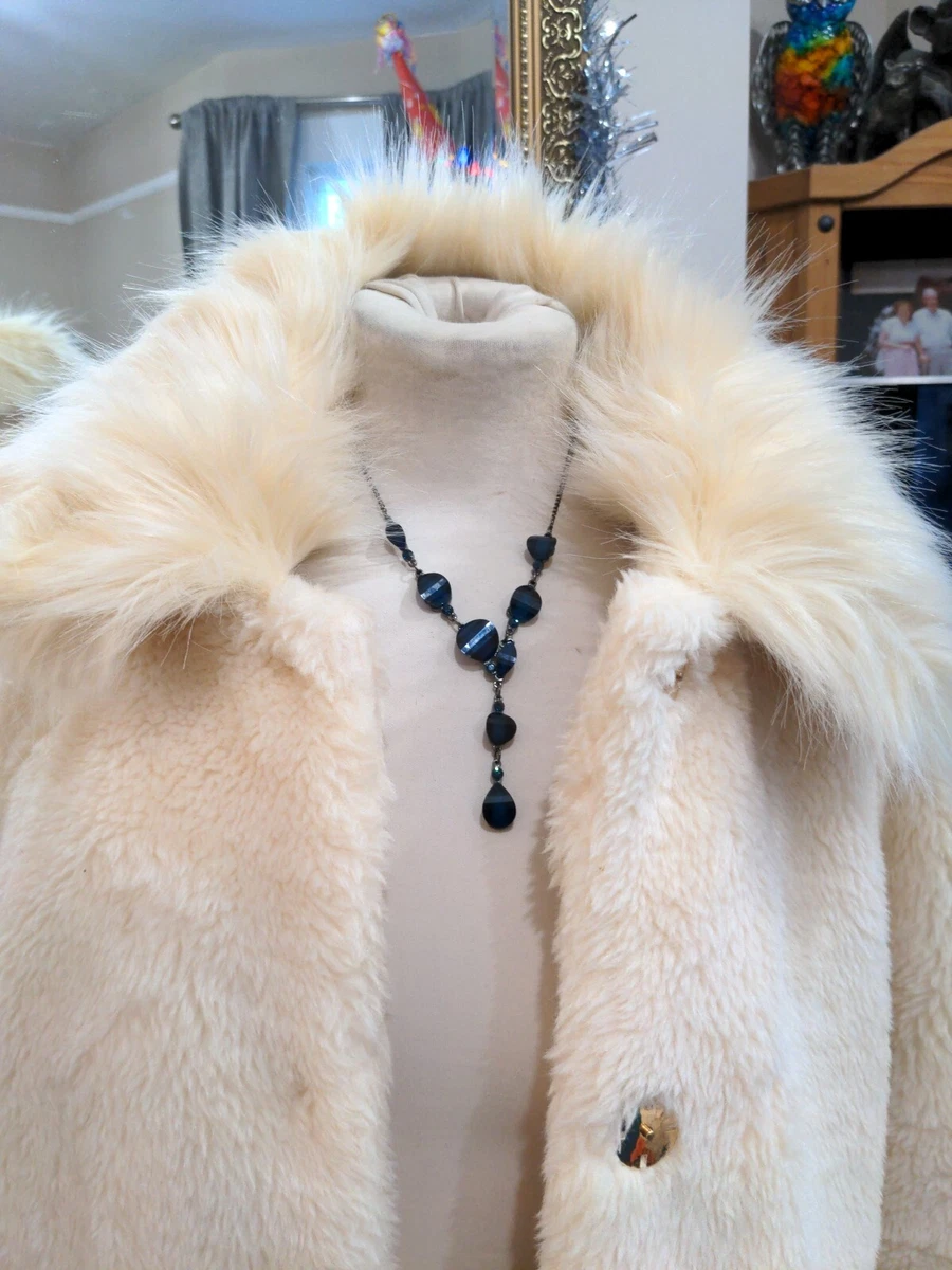 River island hotsell borg coat