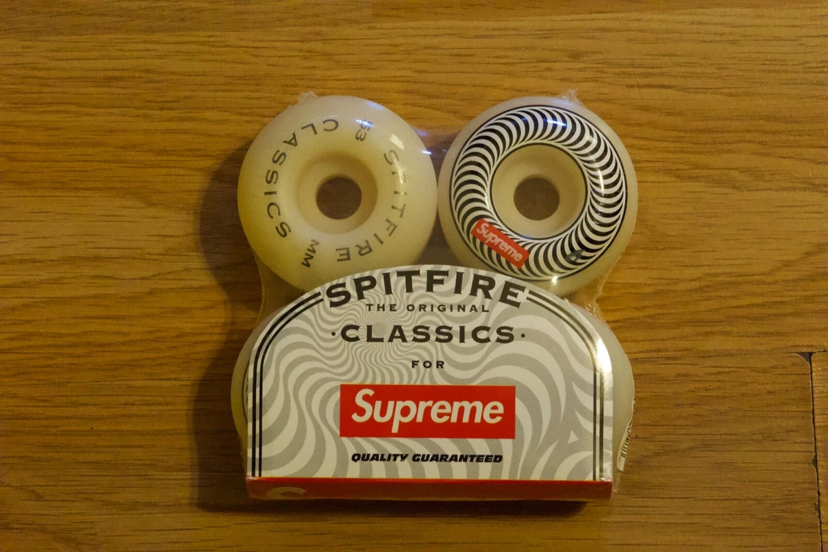 Supreme Spitfire Classic Wheels (Set of 4, New and Sealed) White 53mm