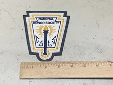CUSTOM MADE Embroidered National Honor Society Sew On Patch - Double Layered