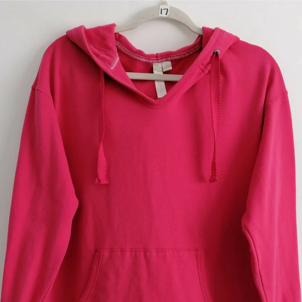 Sudadera con Capucha Green Tea Mujer Rosa Pullover Cordón Bolsillo Elástico XL Foto 3 de 4