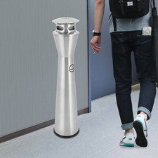 Garbage Can Cigarette End Collector Inner Barrel Floorstanding Vertical Ashtray