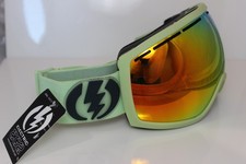 NEW IN BOX ELECTRIC GOGGLE  EG2  LEMON/ GOLD CHROME + BONUS CLEAR LENS