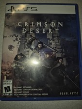 Crimson Desert (Standard Editon) - Sony PlayStation 5 With Unused DLC Plate Set