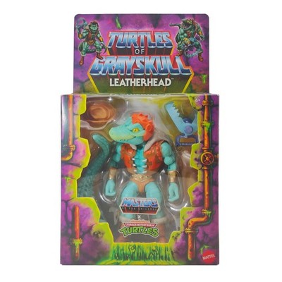 Masters of the Universe Turtles of Grayskull Leatherhead Deluxe Mattel Action Fi