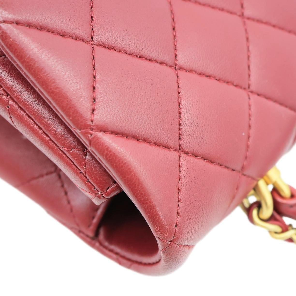 CHANEL Classic Rectangular Flap Mini Quilted Leat… - image 5