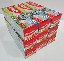 Colgate Kids Strawberry Toothpaste 50ml x9 Brand New Free P&P 35.56 per litre