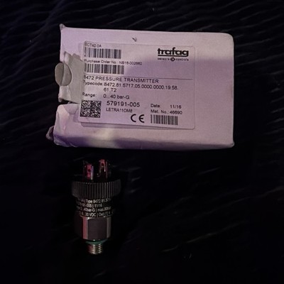 TRAFAG 8472.81.5717 pressure sensor 0-40 G bar. 4-20MA
