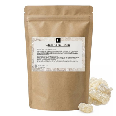 #ad White Copal Resin 100% Pure Natural Incense Gum Dammar Granular Rock Grade A $114.95