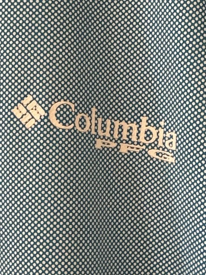 Camiseta Columbia Para Hombre PFG Omni-Sombra Manga Larga Pesca Logo Talla S/P Foto 3 de 4