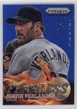 2013 Panini Prizm Fearless Wal-Mart Blue Prizm Justin Verlander #F6 6i2