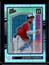 2024 Donruss Jackson Chourio Rated Prospects Optic Pandora Auto RC #/25
