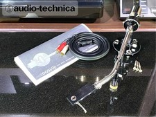 Audio-Technica AT-1503II Tone Arm with Aluminum Head Shell and Cable Used