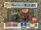 Funko Pop! Marvel Captain America vs Iron Man 2 Pack Collector Corps Disney New