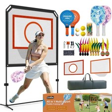Portable Pickleball Net   Regulation Size Outdoor  Indoor Paddle Game Set wi...