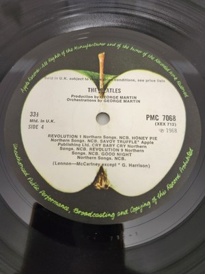 【超希少】ビートルズ ホワイトアルバム Mono CD PMCD 7067/ 8 The Beatles White Album 1968 UK 1st Mono PMC 7067/8 Low# Pristine
