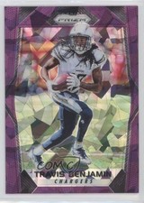 2017 Panini Prizm Purple Crystals Prizm 30/75 Travis Benjamin #199 1s8