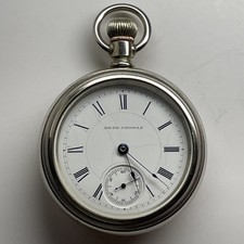 Seth Thomas Pocket Watch Open Face Lever Set 18s Star Case SN: 641246 c. 1987/88