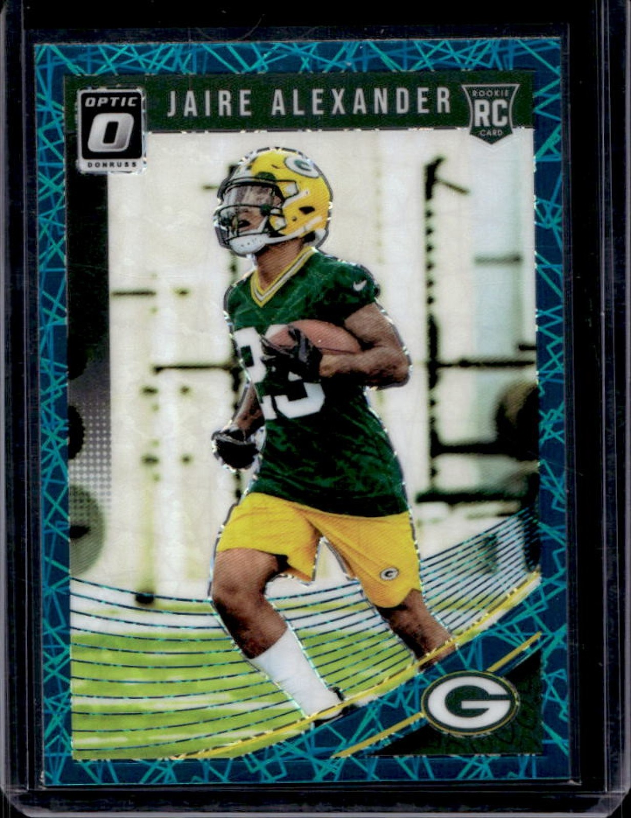 2018 Donruss Optic Jaire Alexander RC Teal Velocity Prizm #109 Packers