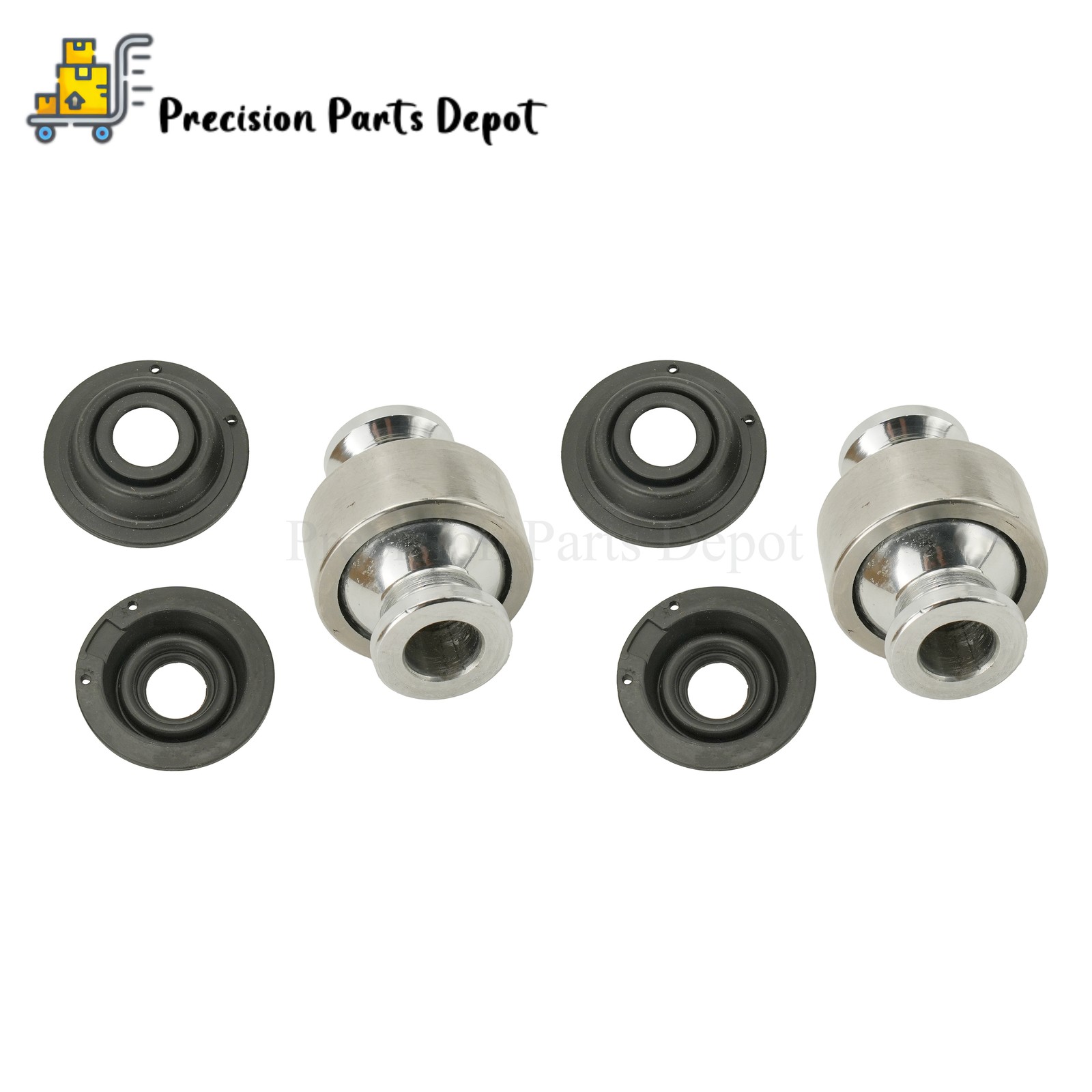 6PCS Upper Control Arm Ball Joint & Gaiters 203633 Fit Ferrari 430 599 612 360