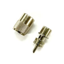 UHF Male PL-259 2 Piece Solder Plug for RG6/U Coax Cable