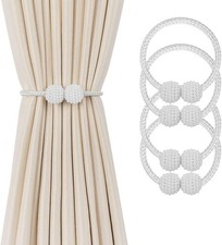 1 Pack Magnetic Curtain Tiebacks, Curtain Tiebacks Buckles Holdbacks Holders