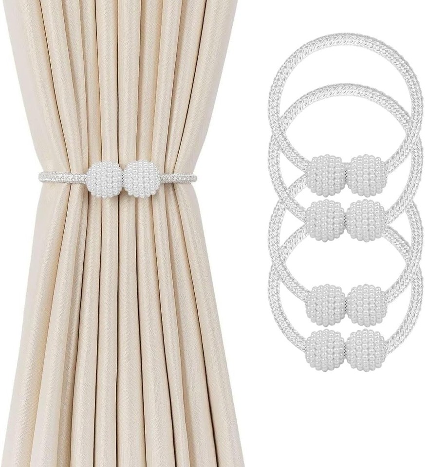 1 Pack Magnetic Curtain Tiebacks, Curtain Tiebacks Buckles Holdbacks Holders