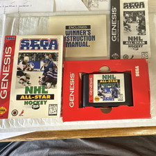 Sega Sports NHL All-Star Hockey '95 - Sega Genesis Manual Hockey Sports