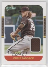 2021 Panini Donruss Retro 1987 Materials Chris Paddack #87M-CP 01i1