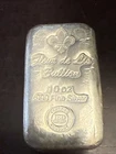 10 oz Cast-Poured Silver Bar - Fleur-de-Lis Bullion .999 Certified ISO