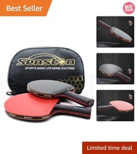 Professional Table Tennis Paddles Advance Intermediate Ping Pong Paddle Set of 2