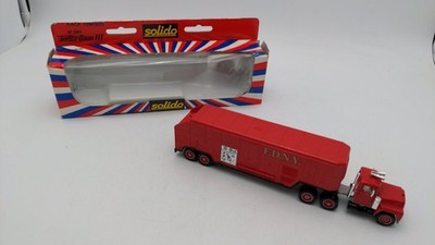 Solido 3511 1:43 Scale Toner-Gam III Mack R600 Pompiers FDNY Fire Truck Die Cast