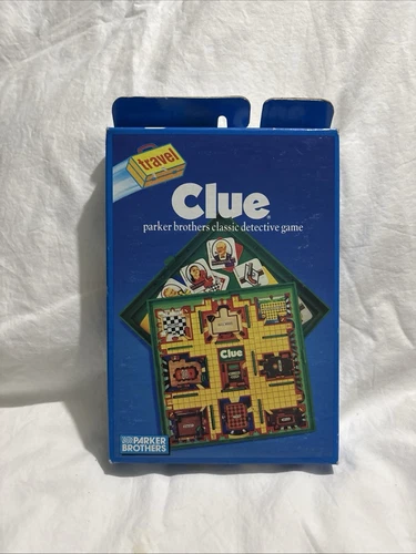 Vintage New 1990 Clue Travel Edition Portable Game by Parker Brothers Sealed