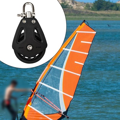 Pulley Block Swivel Sailing Block Compact Sailboat Lift Tool Kayak Accessories