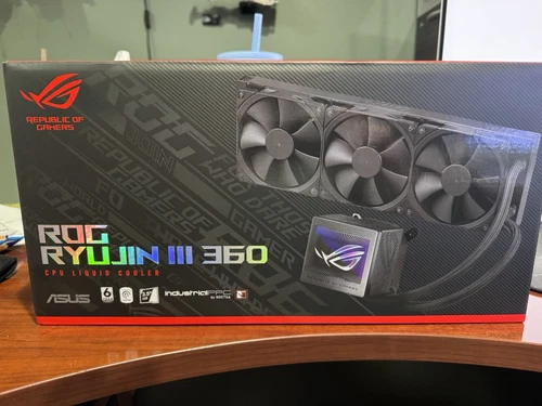 ASUS ROG Ryujin III 360 all-in-one liquid CPU cooler 360mm Asetek + Noctua Fans