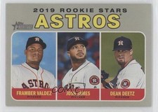 2019 Topps Heritage Rookie Stars Dean Deetz Framber Valdez Josh James #400 4l3