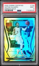2020 PANINI CERTIFIED MIRROR GOLD #130 VICTOR OLADIPO 8/10 PSA 9
