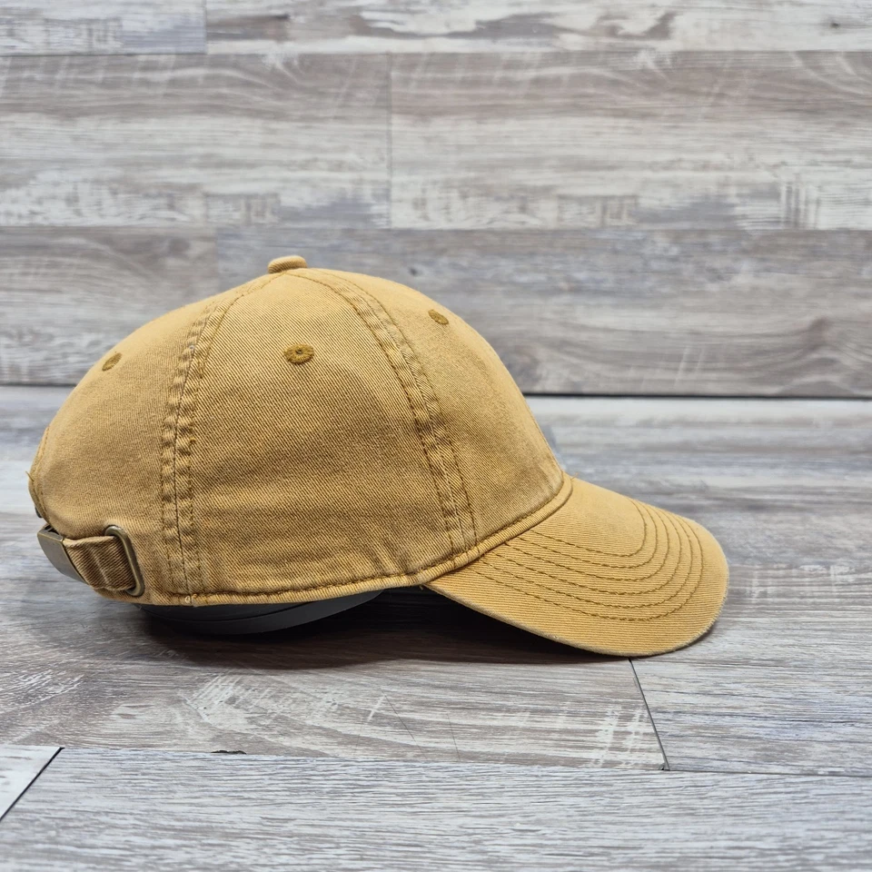 Gorra de lona naranja en blanco con correa ajustable para jóvenes niños niños Foto 4 de 4