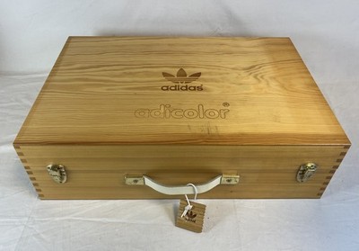 2005 adidas adicolor Lo W1  White Series  Sz 9M Wooden Box Rare Limited