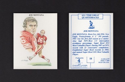 #18 JOE MONTANA, S.F. 49-ers ~ Great QB's | 1989 Channel 4/Cheerleader Prod.