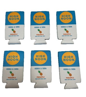 6 Brand New High Noon Hard Seltzer Koozie Can Cooler Pineapple